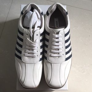 Steve Madden White & Blue Brakker Sneaker Size 11